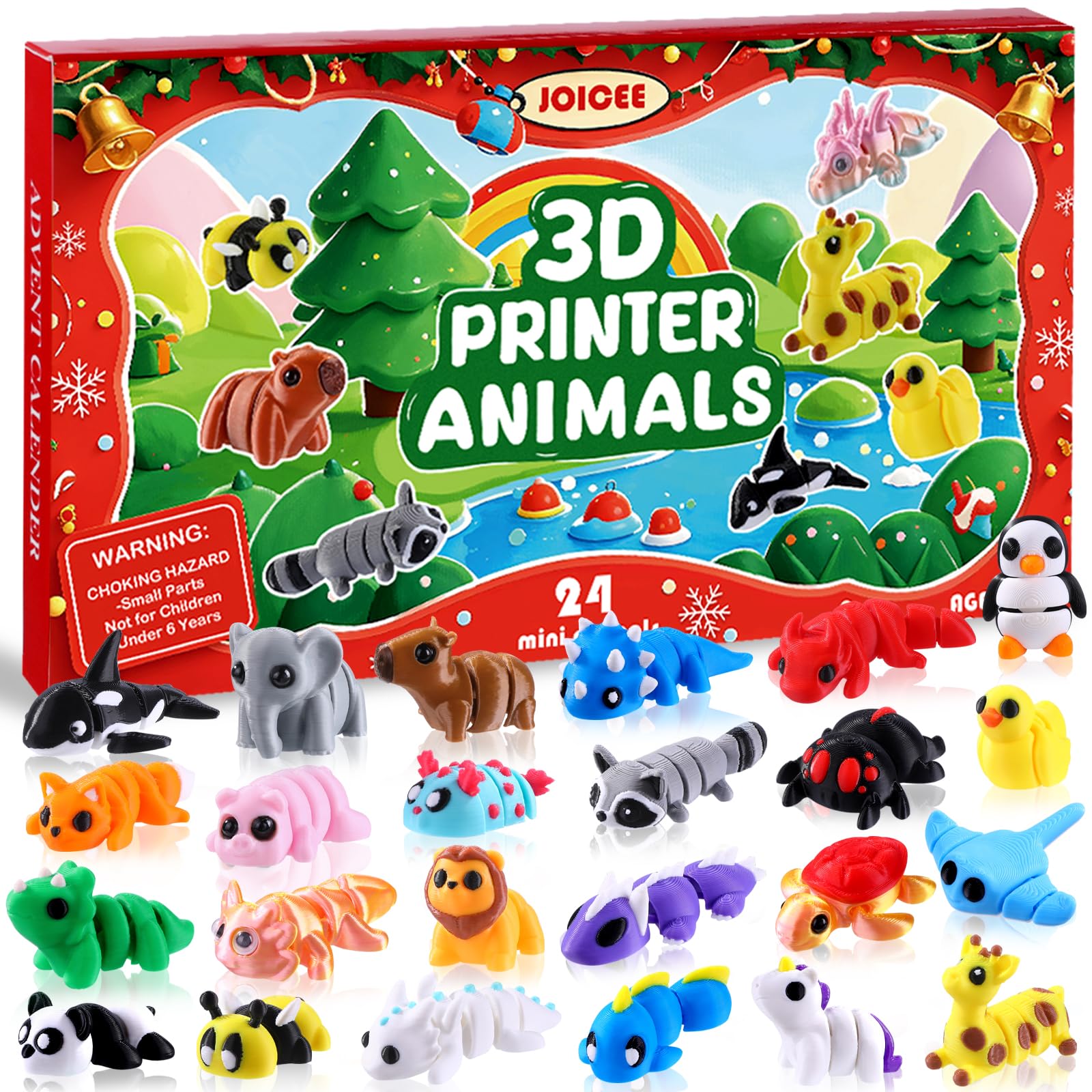 クリスマス☆アニマル Amazon.com: JOICEE 2026 Christmas Advent Calendar with Mini 3D
