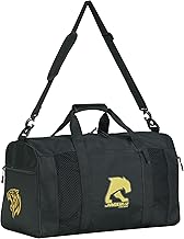 RAINSMORE Sporttas voor heren, 45 liter, sporttas, reistas, met schoen- en laptopvak, sportschool, work-out, rugzak, weekendtas, overnachtingsrugzak, Zwart, 45L, Reizen Duffle