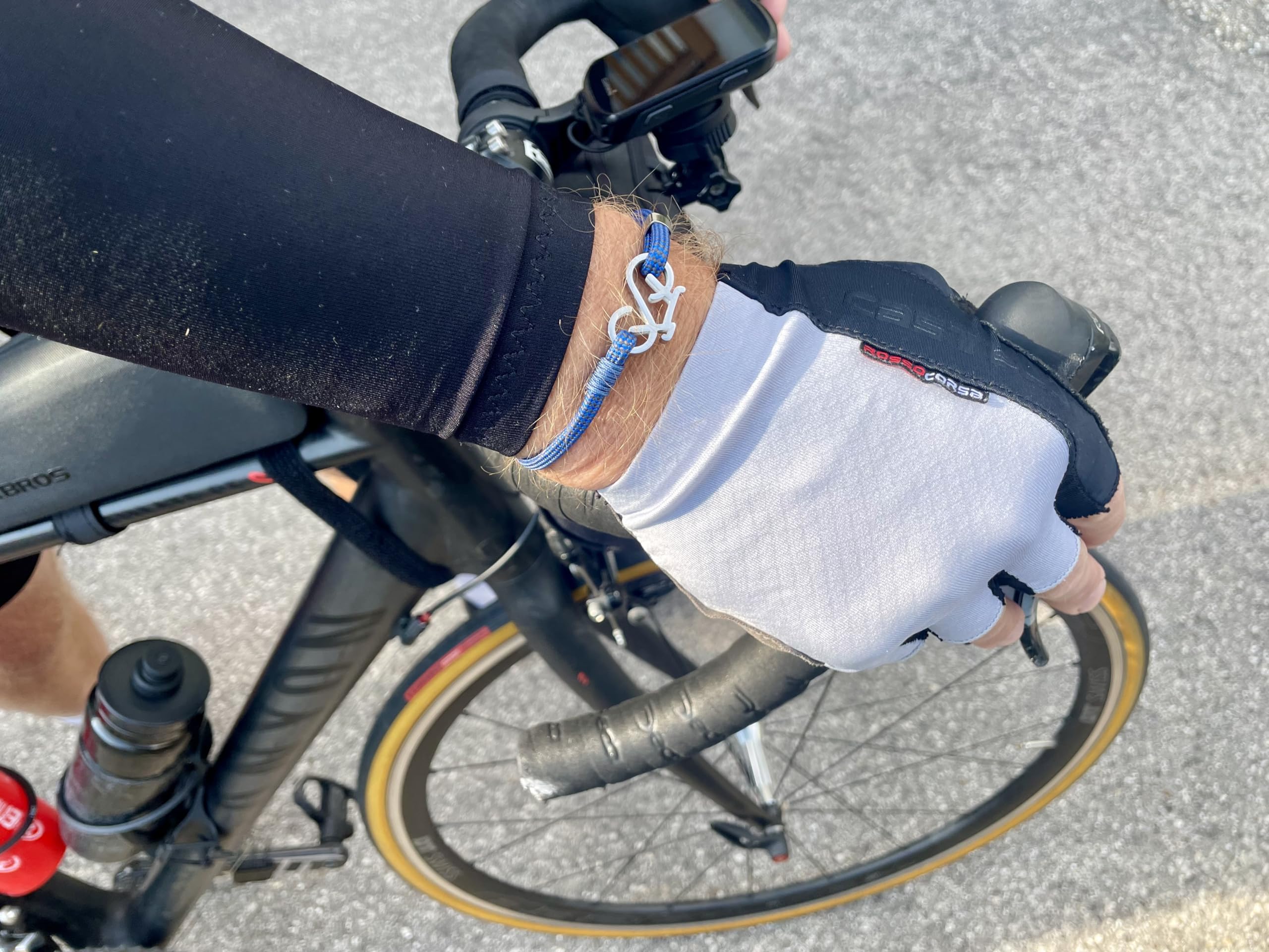 Aloha Bracciale Bici Corsa Gravel Bike Mountain Bike Idea regalo Uomo Donna Regolabile Acciaio