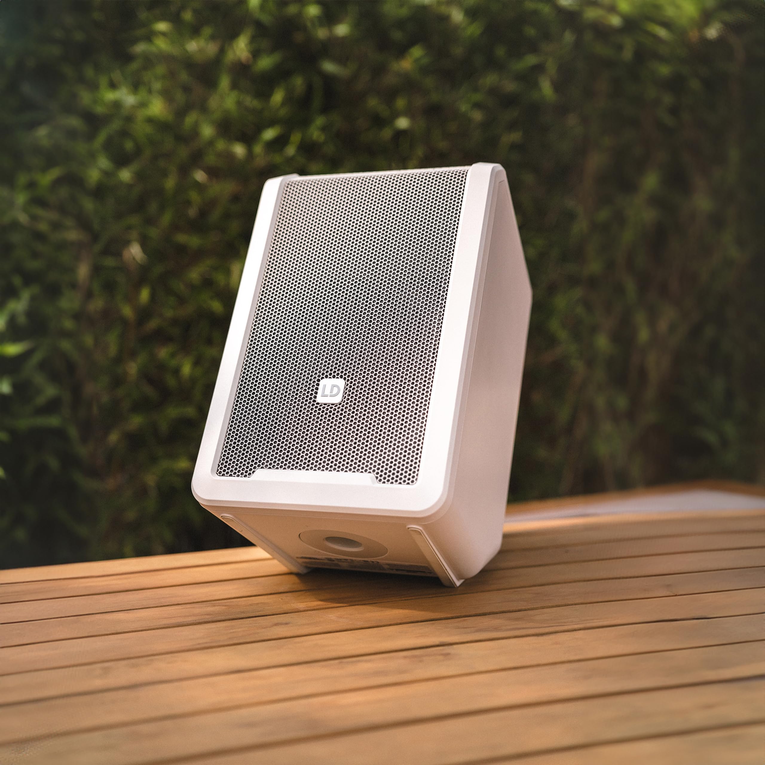 ANNY 8 Przenośny głośnik PA na baterie Bluetooth i mikser Pure White
