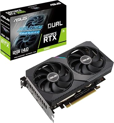 ASUS Dual NVIDIA GeForce RTX 3060 V2 OC Edition 12GB GDDR6 G - best rtx 3060 12gb graphics cards