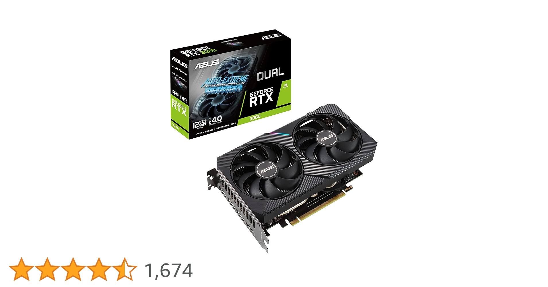 ASUS GeForce RTXグラフィックボード3060 12GB ジャンク品 Amazon | ASUS デュアル GeForce RTX TM 3060 ホワイト OC
