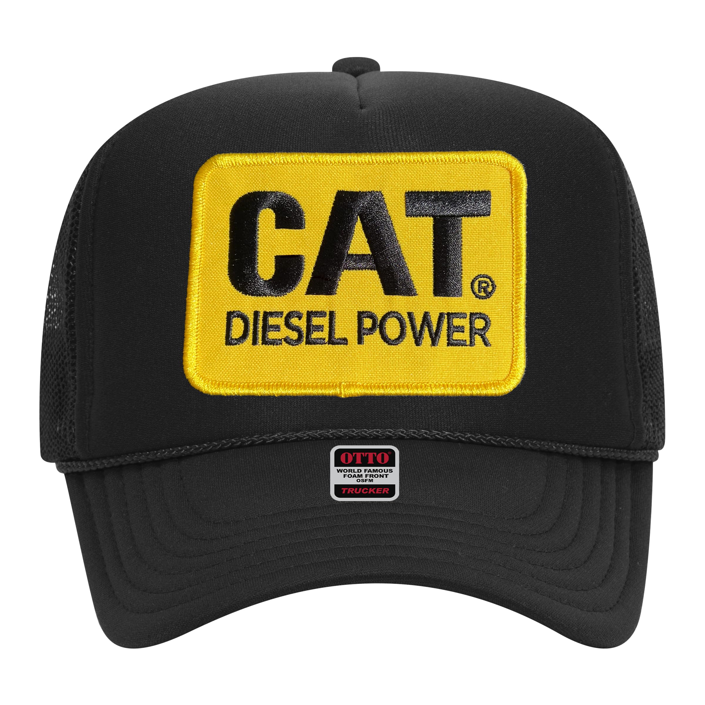 TRENDSNIPERSCAT Diesel Power Patch Trucker Hat - Premium Snapback for Men and Women - Racing Beer Cowboy Vintage Camo