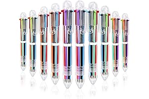 Mluchee Back to School Favors, 24 Pack 0.5mm 6-in-1 Multi-color Pens