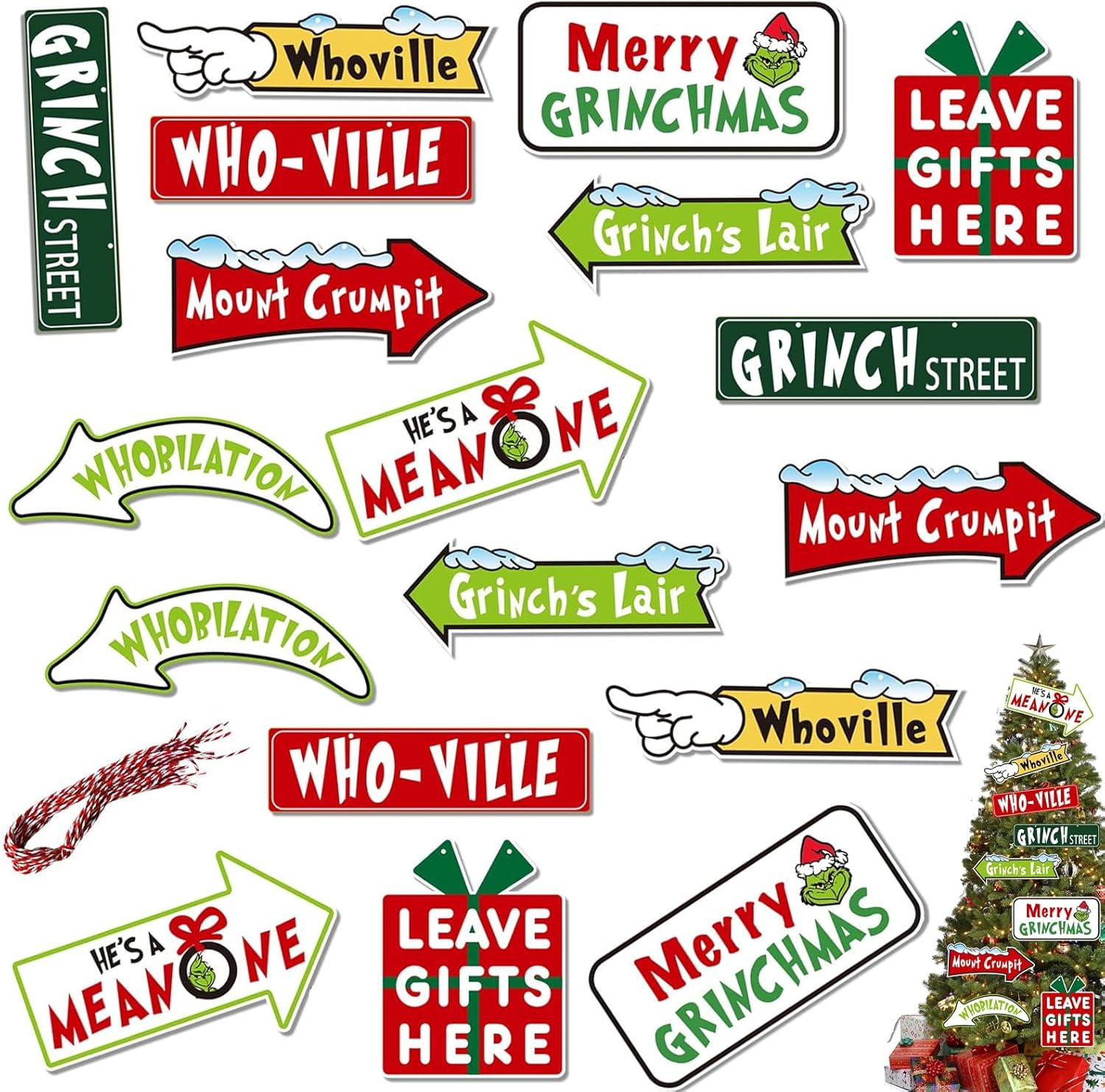 18-Piece Christmas Ornament Set – Festive Holiday Decorations for Christmas Tree, Perfect for Xmas Party Supplies 18-Piece Christmas Ornament Set – Festive Holiday Decorations for Christmas Tree, Perfect for Xmas Party Supplies