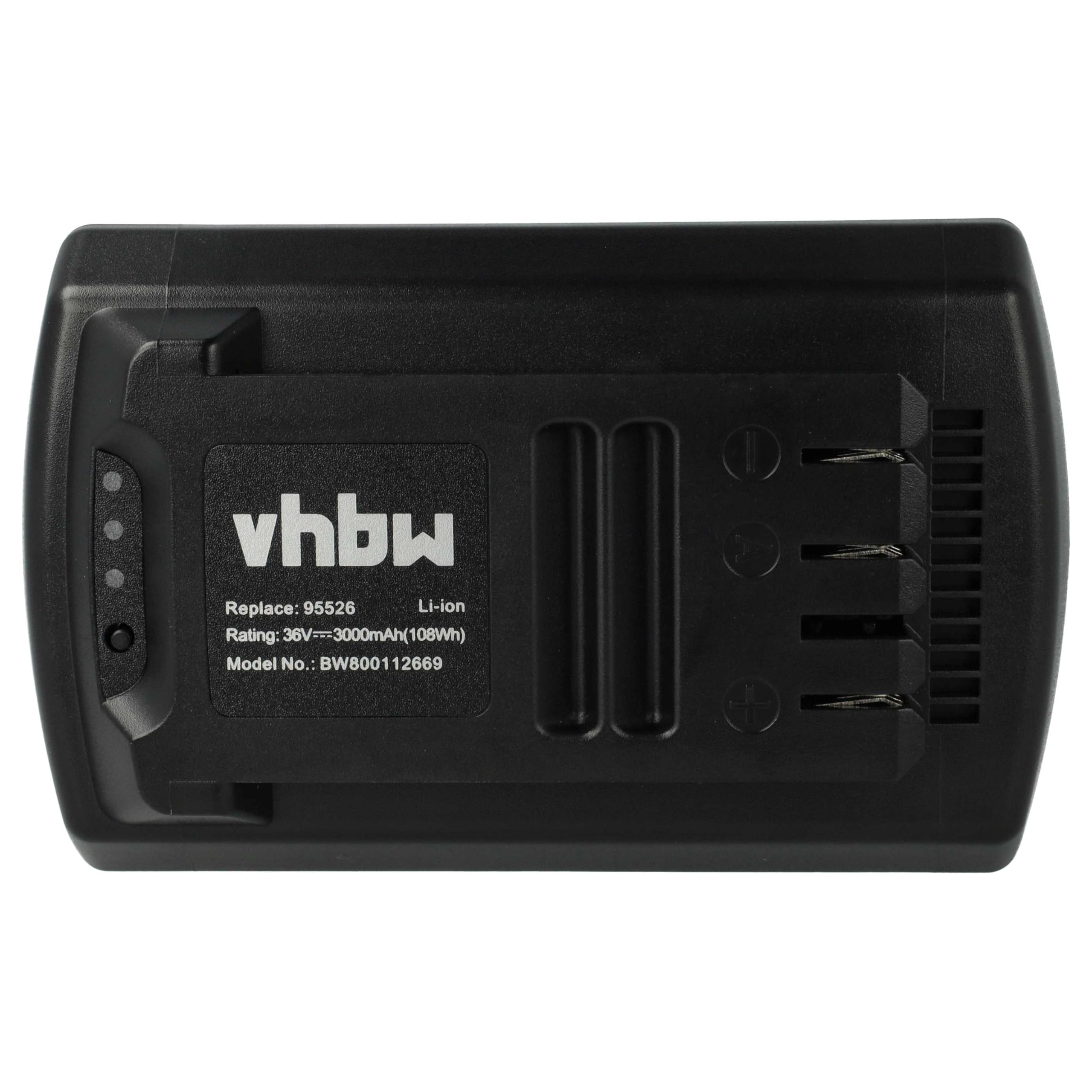 vhbw Batería Compatible con Güde cortacésped a batería 370/36 Li-Ion (95540), Herramienta eléctricas (3000 mAh, Li-Ion, 36 V)