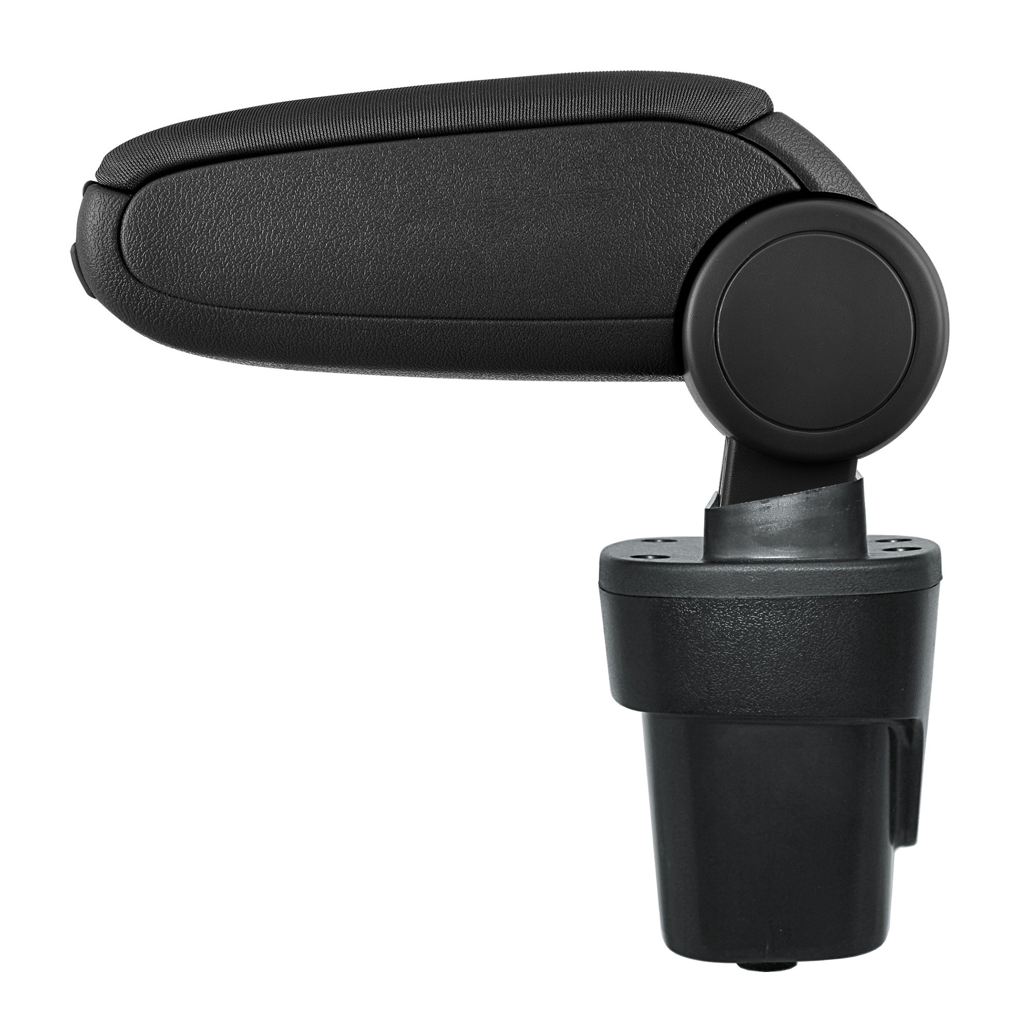 Bracciolo Centrale per Karl | Accessorio per Console di Archiviazione e Poggiabraccio con Scomparto Organizzatore | Pezzo di Ricambio per Interni di Auto | Tessuto Nero