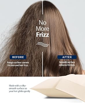 REST Evercool+ Cooling Pillowcases Standard - 2 Pillowcases for Sensitive Skin, Silver Infused Fabric for Hygienic Sleep, Silky Smooth for Curly Hair, High Elastic for Snug Fit (19x29 inches)