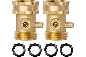 Durable Brass Water Shutoff Valve for Your Garden