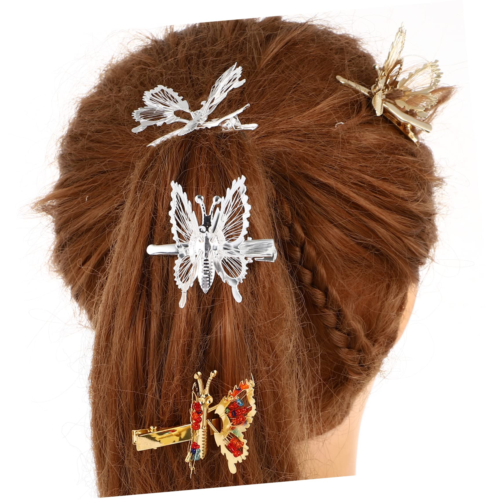 Beavorty 45stücke Teiliges Metall-schmetterlings-haarspangen Für Frauen Vibrationsfähige Flügel Elegante Haarklammern Für Partys Kostüme Und Besondere Anlässe Schickes Und