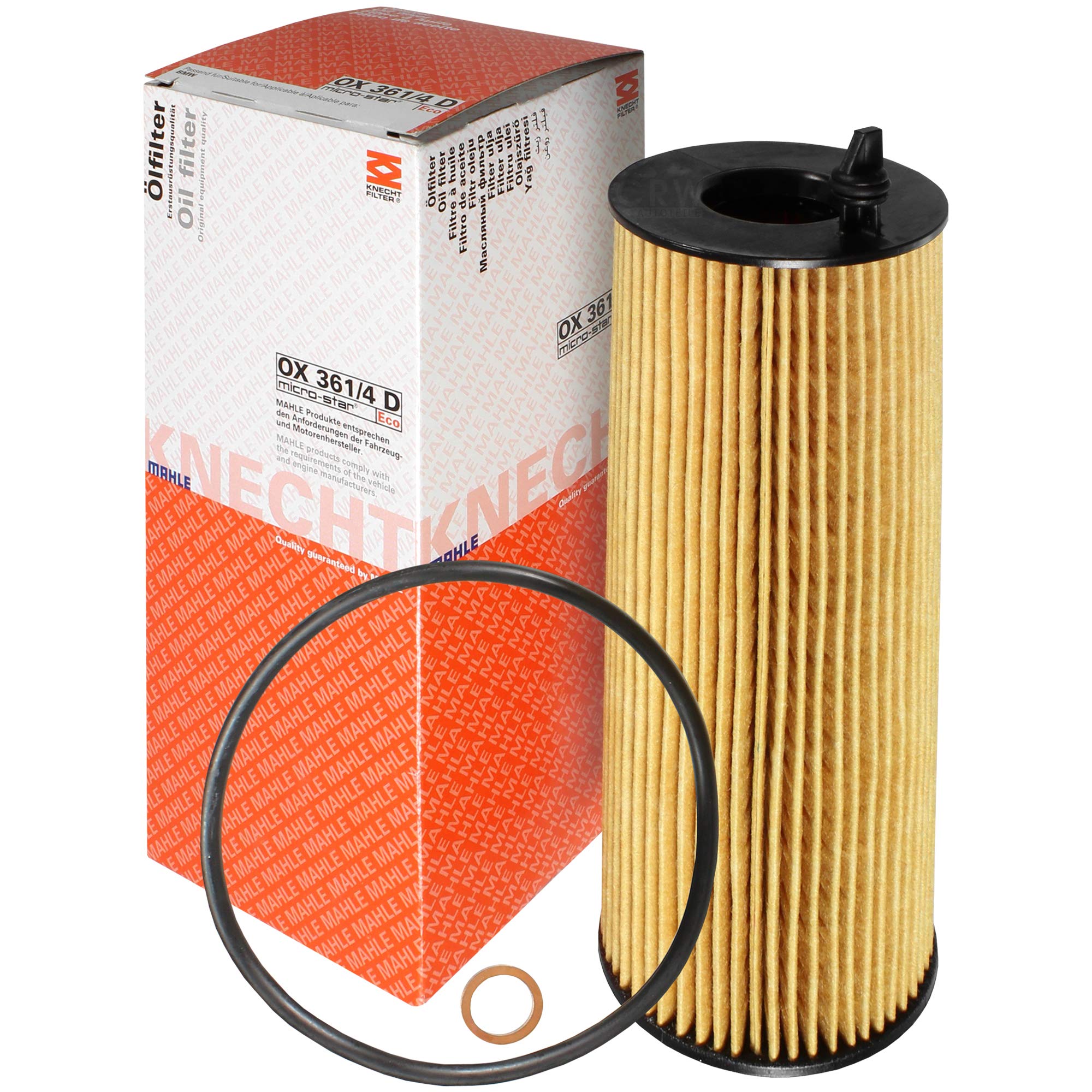 Paquete de inspección Kit de mantenimiento con filtro de aceite OX 361/4D, filtro de aire LX 1640, filtro de combustible KL 763D, filtro de habitáculo (carbón activado) LAK 248, tornillo de cierre