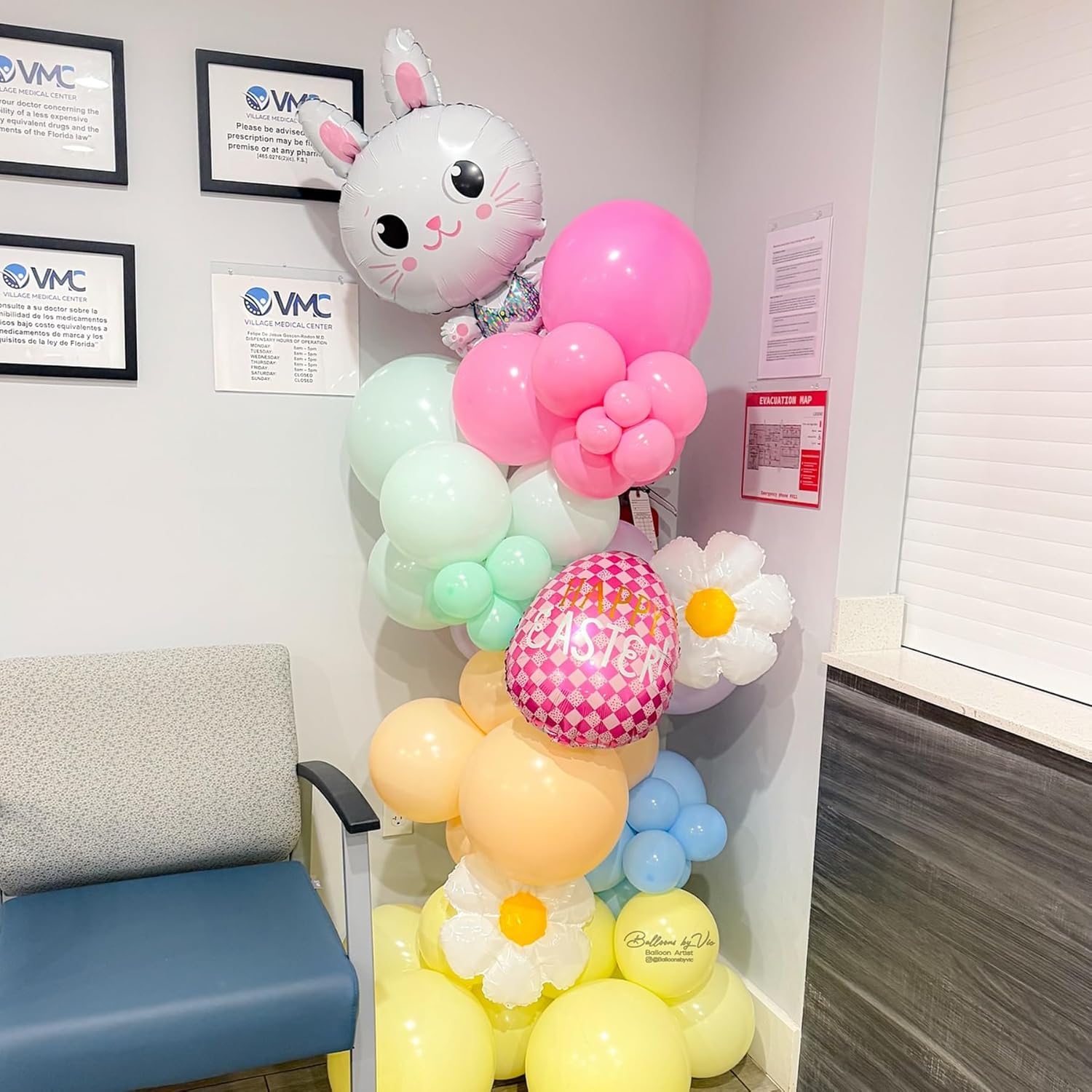 Easter-Balloons Bunny-Balloon 6PCS Large Easter Rabbit Balloons Party Supply Spring Baby Showers Birthday Decoration Indoor Outdoor Holiday Decor