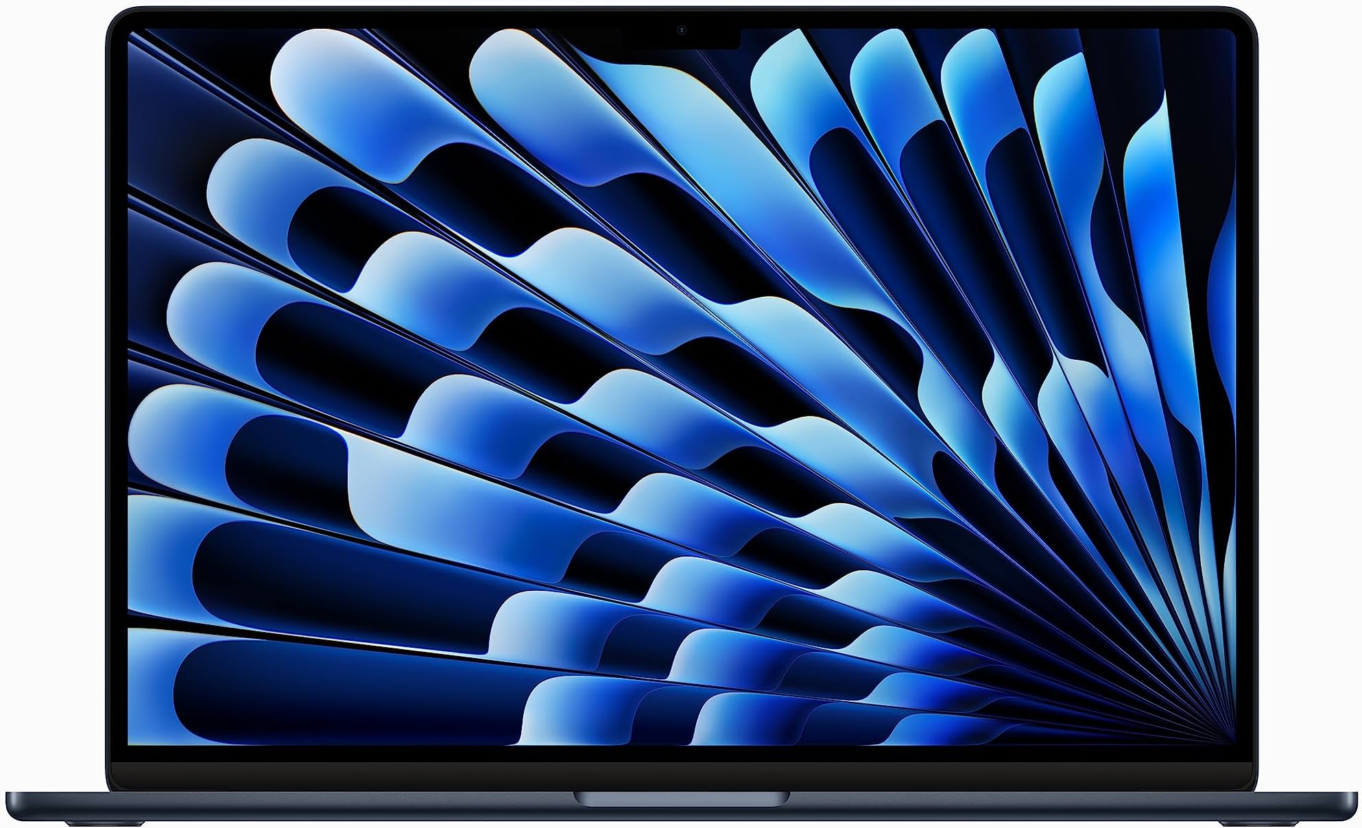 Apple MacBook Air 15.3" with Liquid Retina Display, M2 Chip with 8-Core CPU and 10-Core GPU, 16GB Memory, 1TB SSD, 35W Dual USB-C Power Adapter, Midnight, Mid 2023