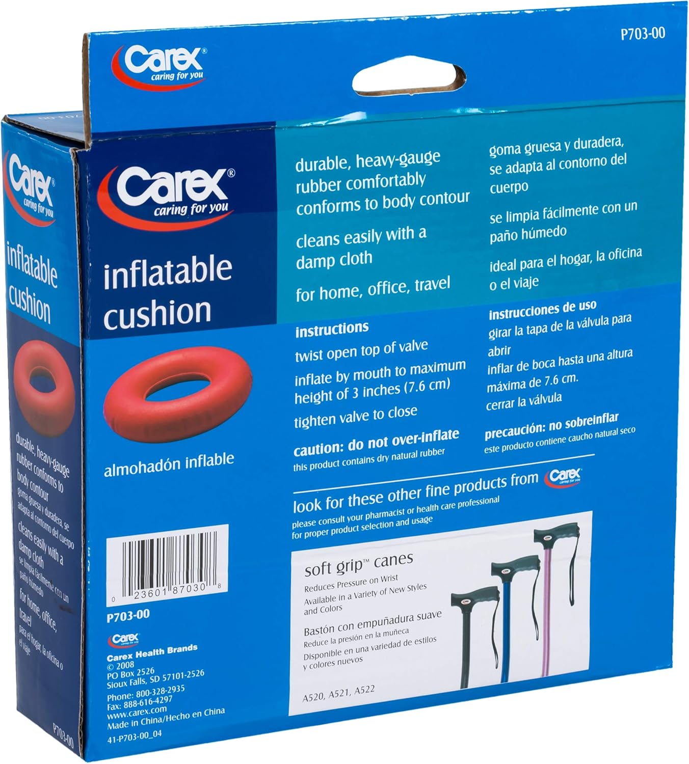 inflatable doughnut sitting