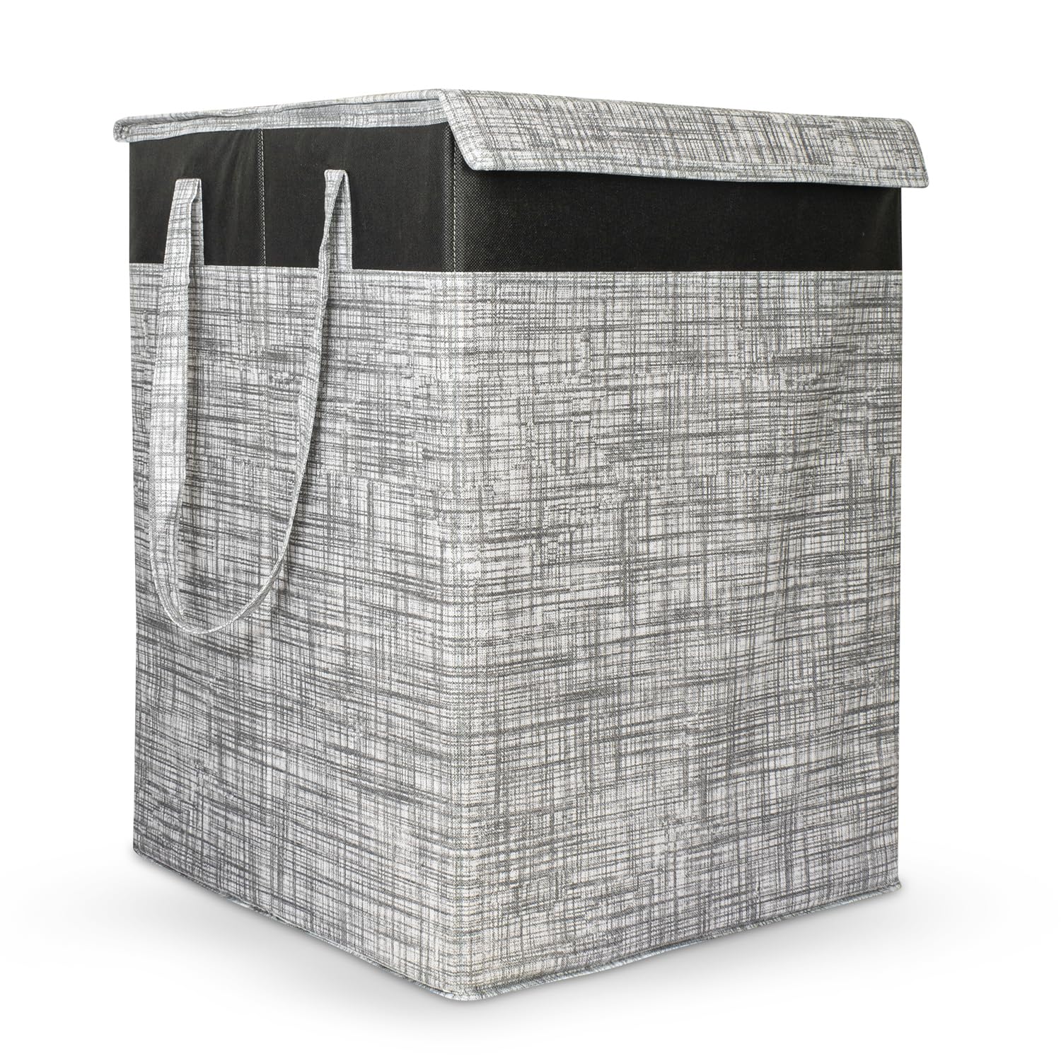 HOMFIL Laundry Basket for Clothes Laundry Bag Cloth Basket Non Woven Laundry Bin Laundry Bags for Clothes Freestanding Clothes Storage Organizer for Bedroom Basket (75L, Printed Grey, Pack of 1) (B0D9VX9BDC) Amazon Price History, Amazon Price Tracker
