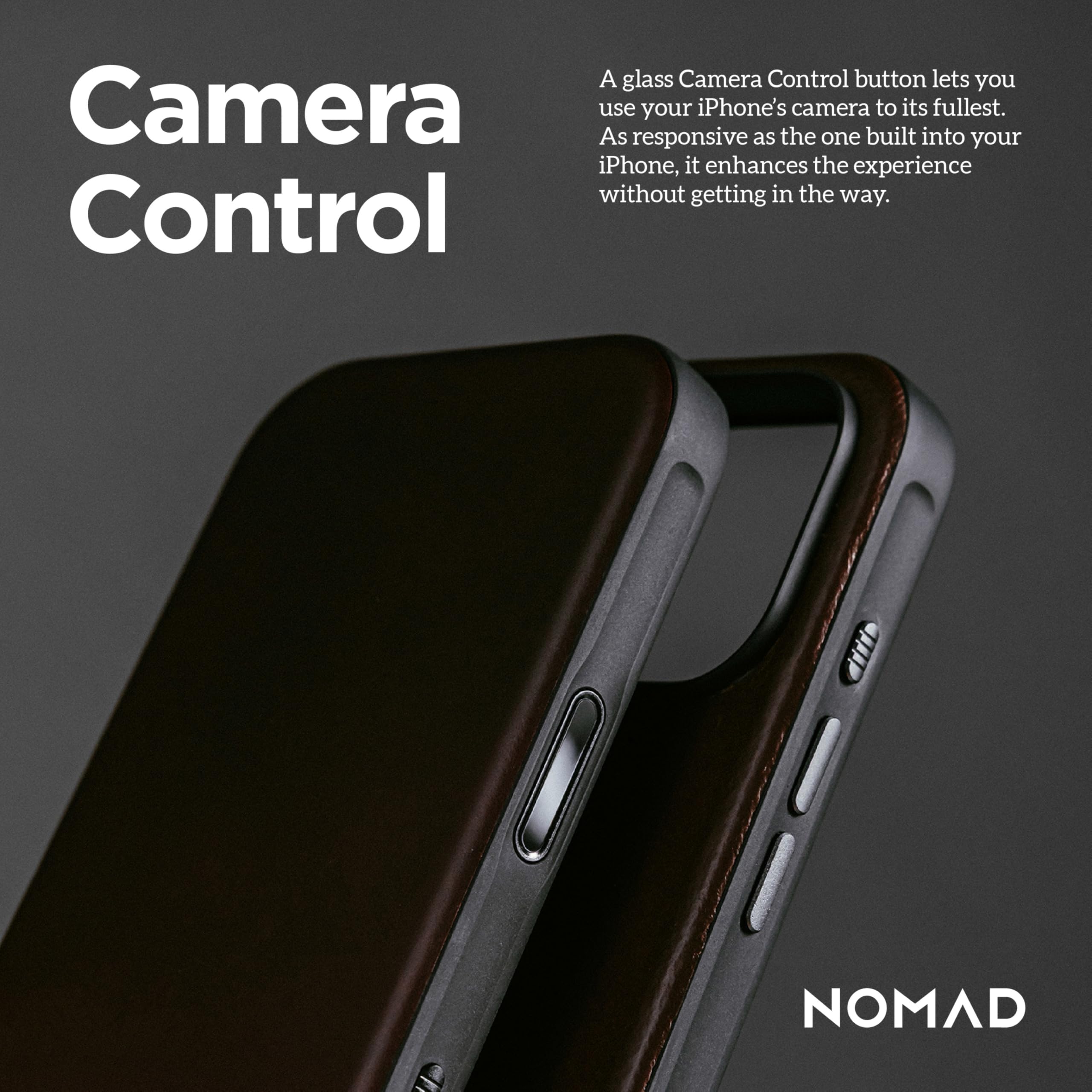 Amazon.com: NOMAD Modern Leather Case Brown Compatible with iPhone