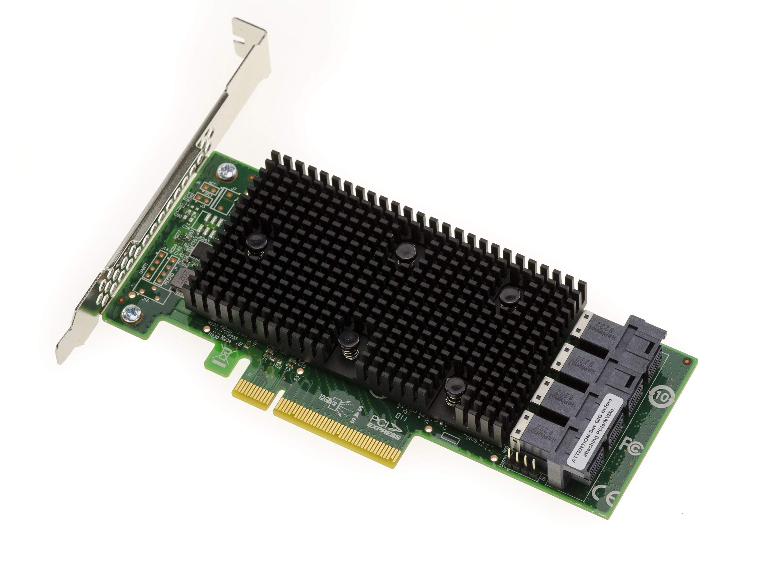 KALEA-INFORMATIQUE Tarjeta controladora interna PCIe 3.1 SAS + SATA + NVMe de 12 GB y 16 puertos. Modelo OEM 9400-16i