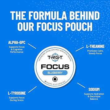 Focus Pouches, Blueberry (5 Pack)