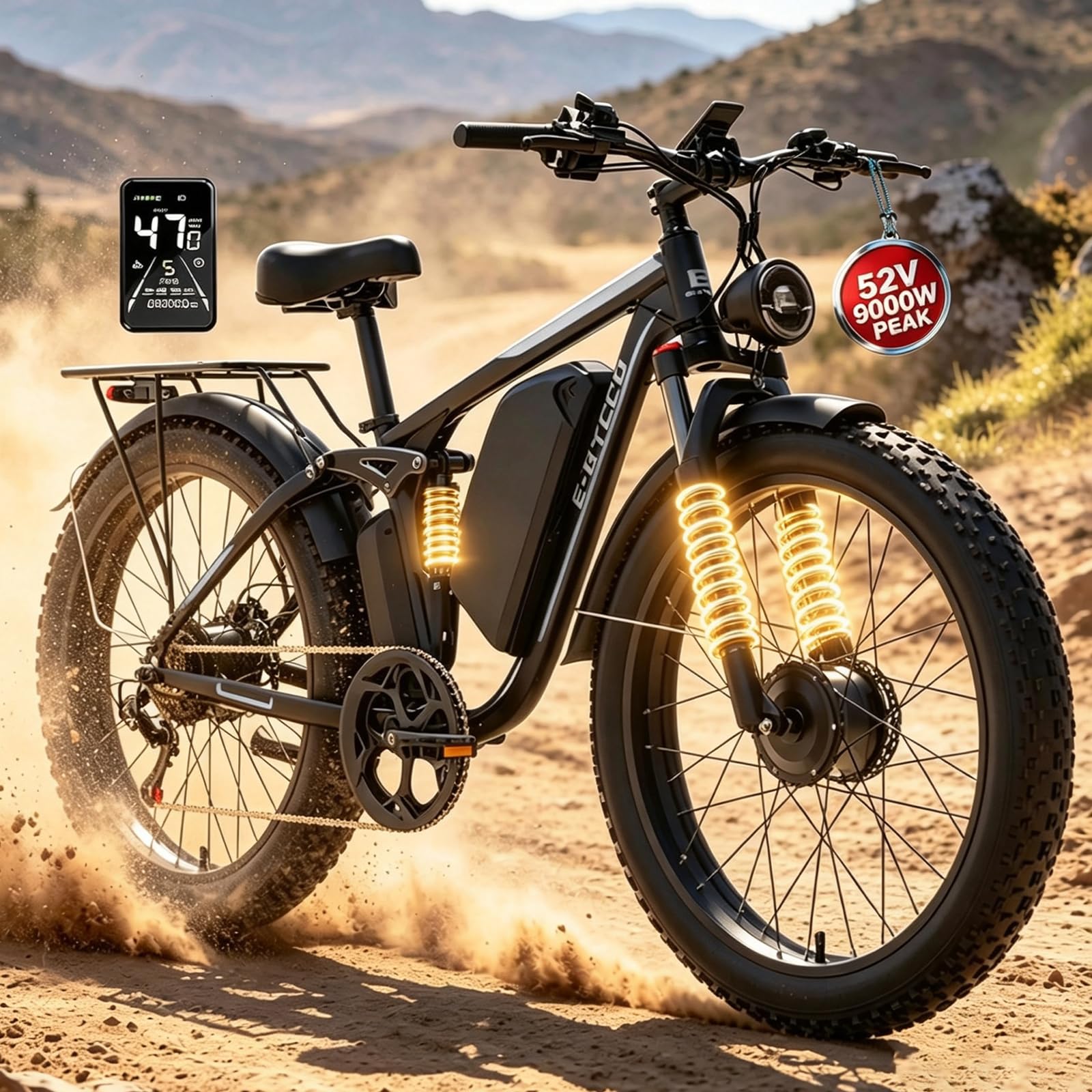 ECOCOGY EB7Pro 9000W Dual Motor Ebike