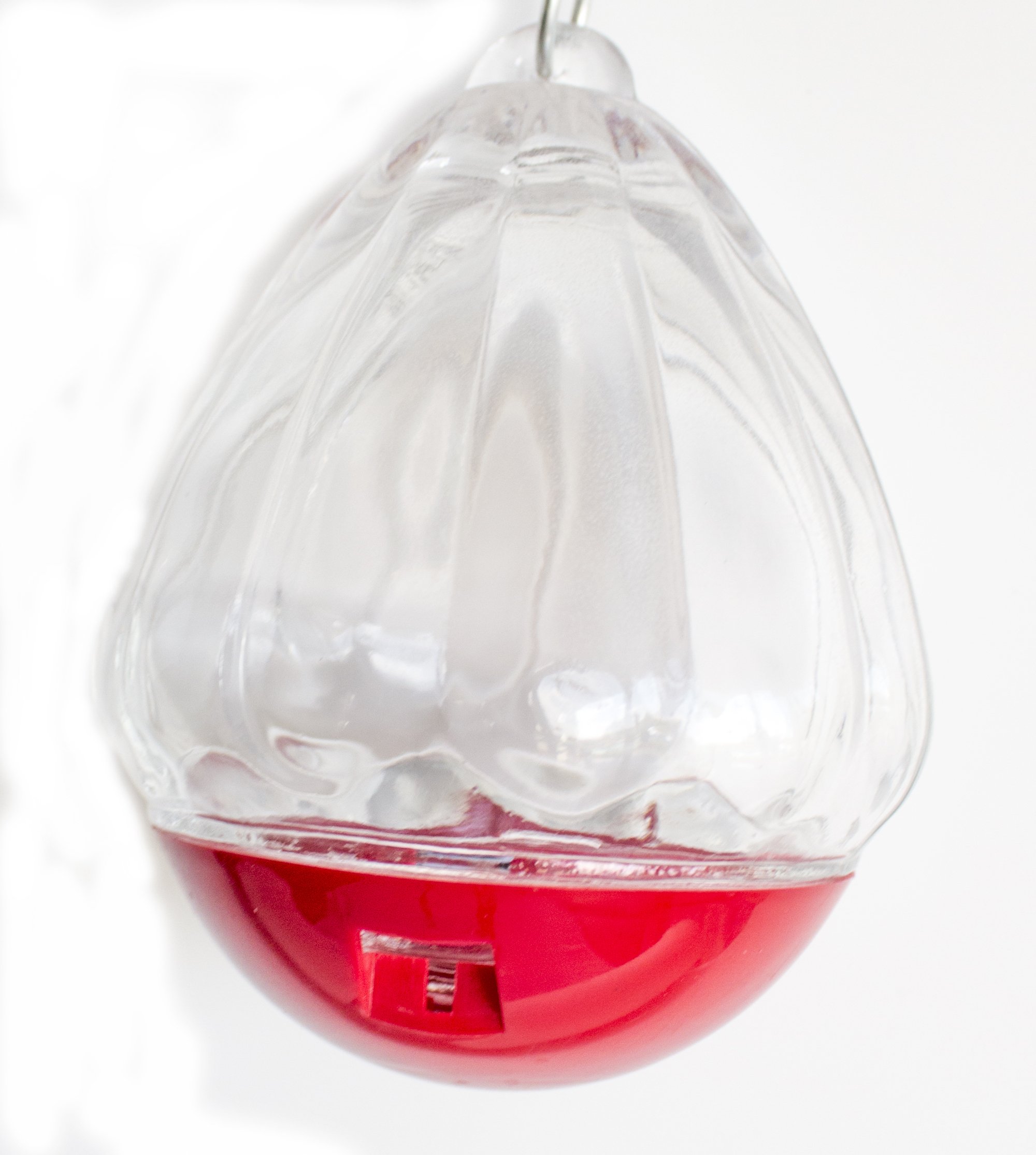 Best Bee Proof Hummingbird Feeder Ever! - Made from Beautiful Red Glass & Easy-to-Use - Hummers LOVE this feeder!