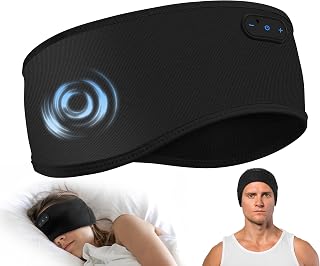 MUSICOZY Modal-Fabric Bluetooth Headband Headphones for Sleep and Sports | Wireless Headbands with Breathable Modal-Fabric, Comfortable for Side Sleepers Sleeping, Running, Yoga and Travel