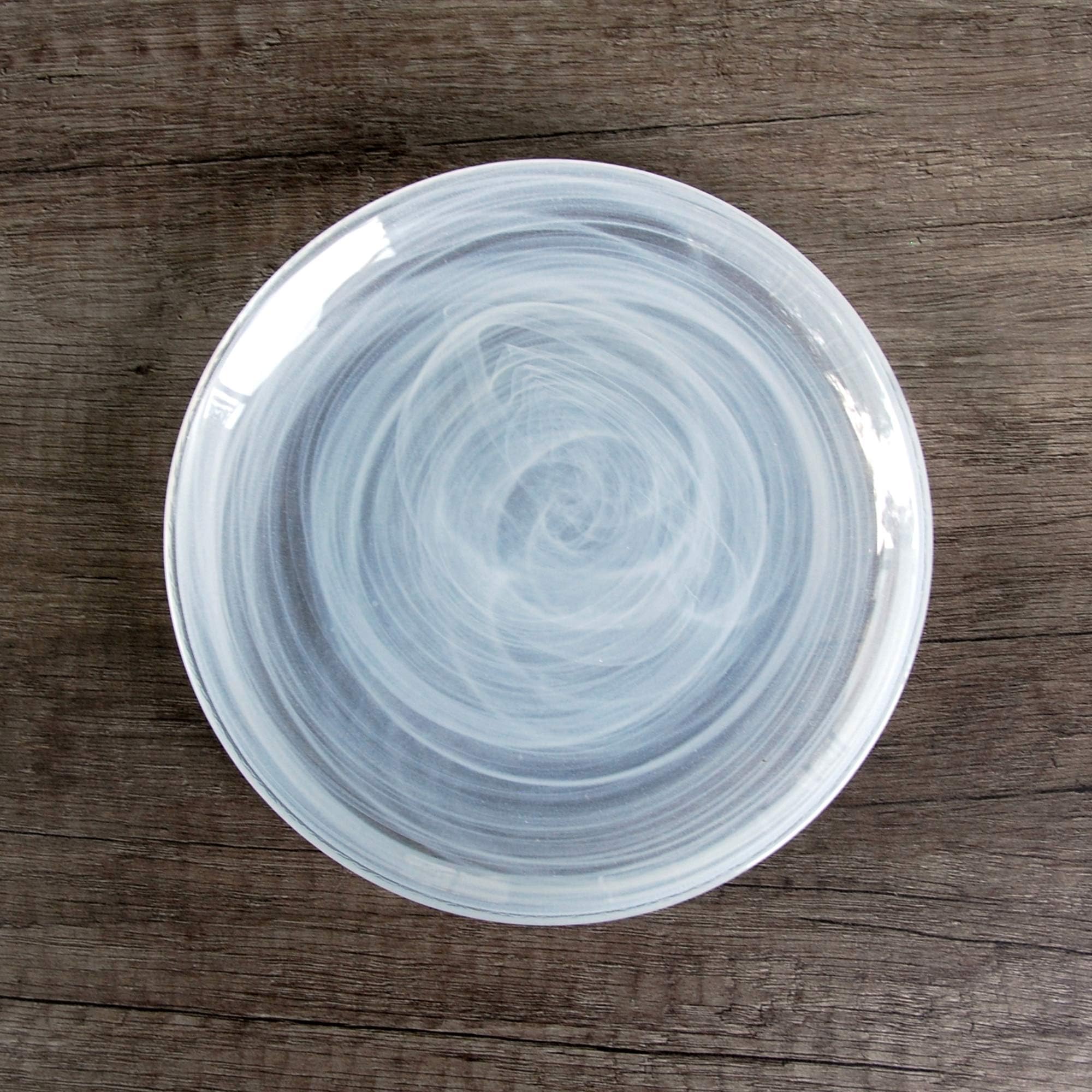 Red PomegranateRed Pomegranate SET/4 NUAGE 6.5" CANAPE PLATES IVORY,
