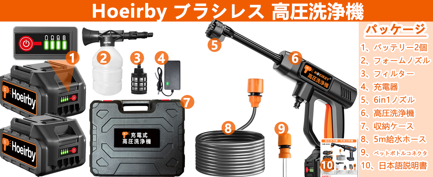 Amazon | 高圧洗浄機【2025新昇級版モデル 】高圧洗浄機