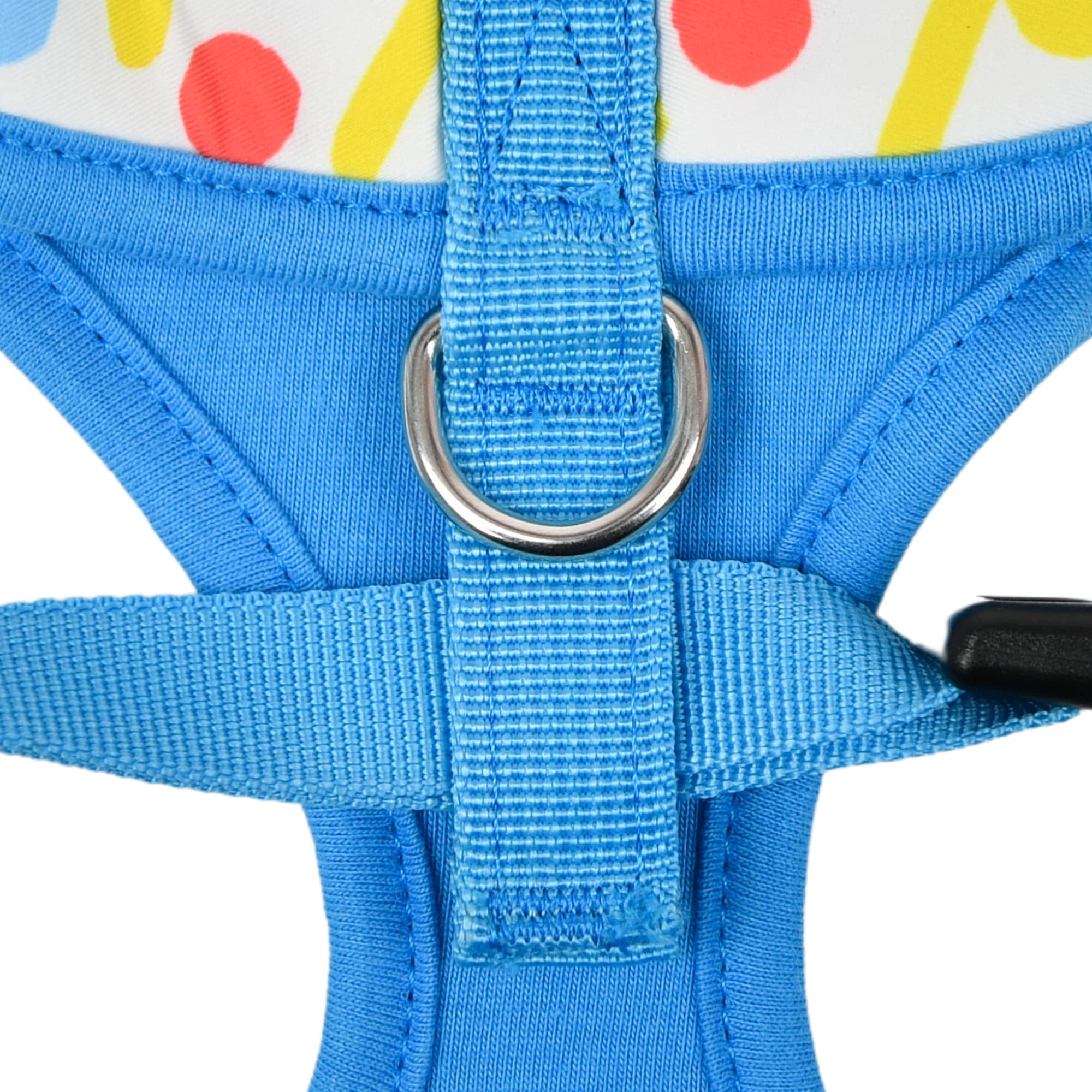Puppia Spring and Summer Fashion Over-The-Head Dog Harness, Blue_Fete, Medium - Image 3