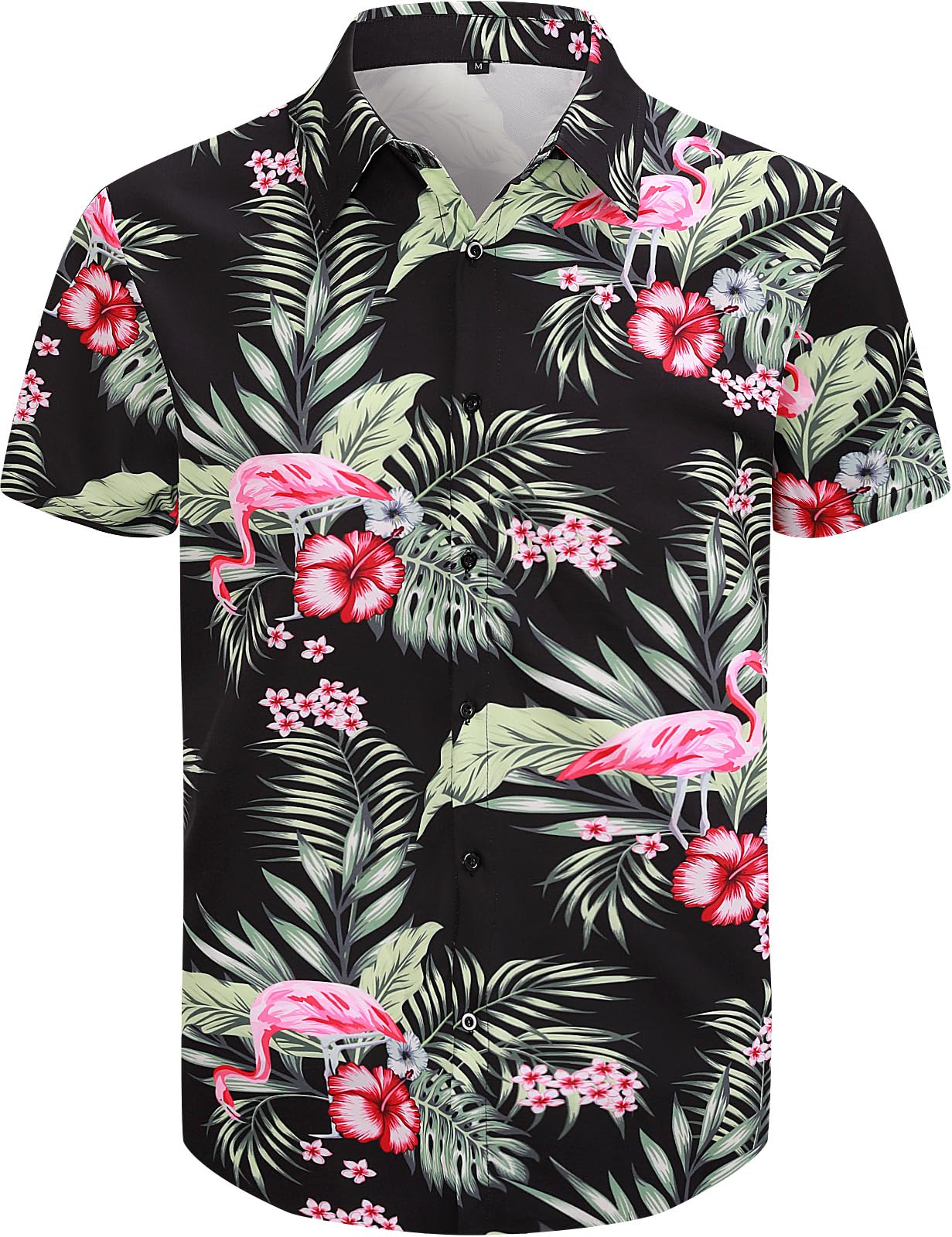 Men's Hawaiian Shirt Button Down Summer Short Sleeve Shirt