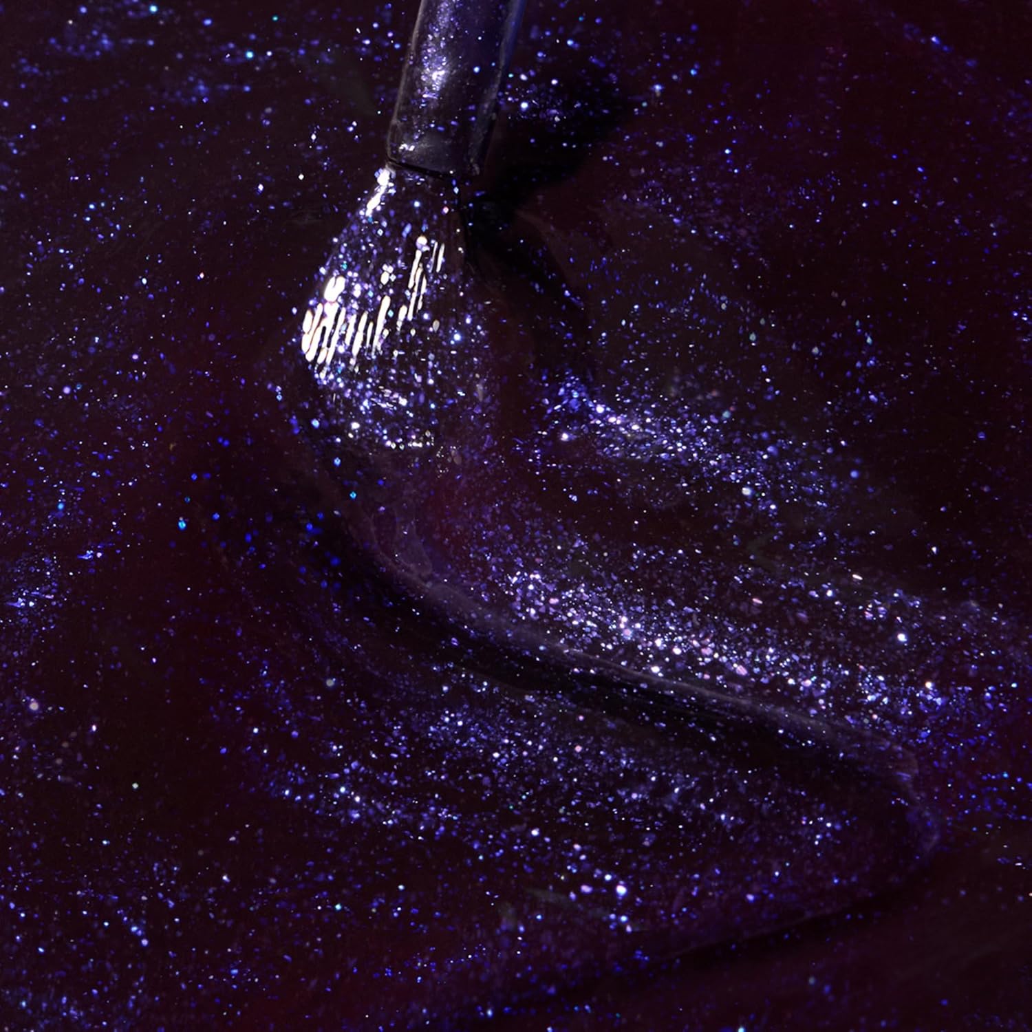 Dazzle Dry Nail Lacquer (Step 3) - Fast Lane - A deep galactic purple with flaky glitter. Full coverage shimmer. (0.5 fl oz)