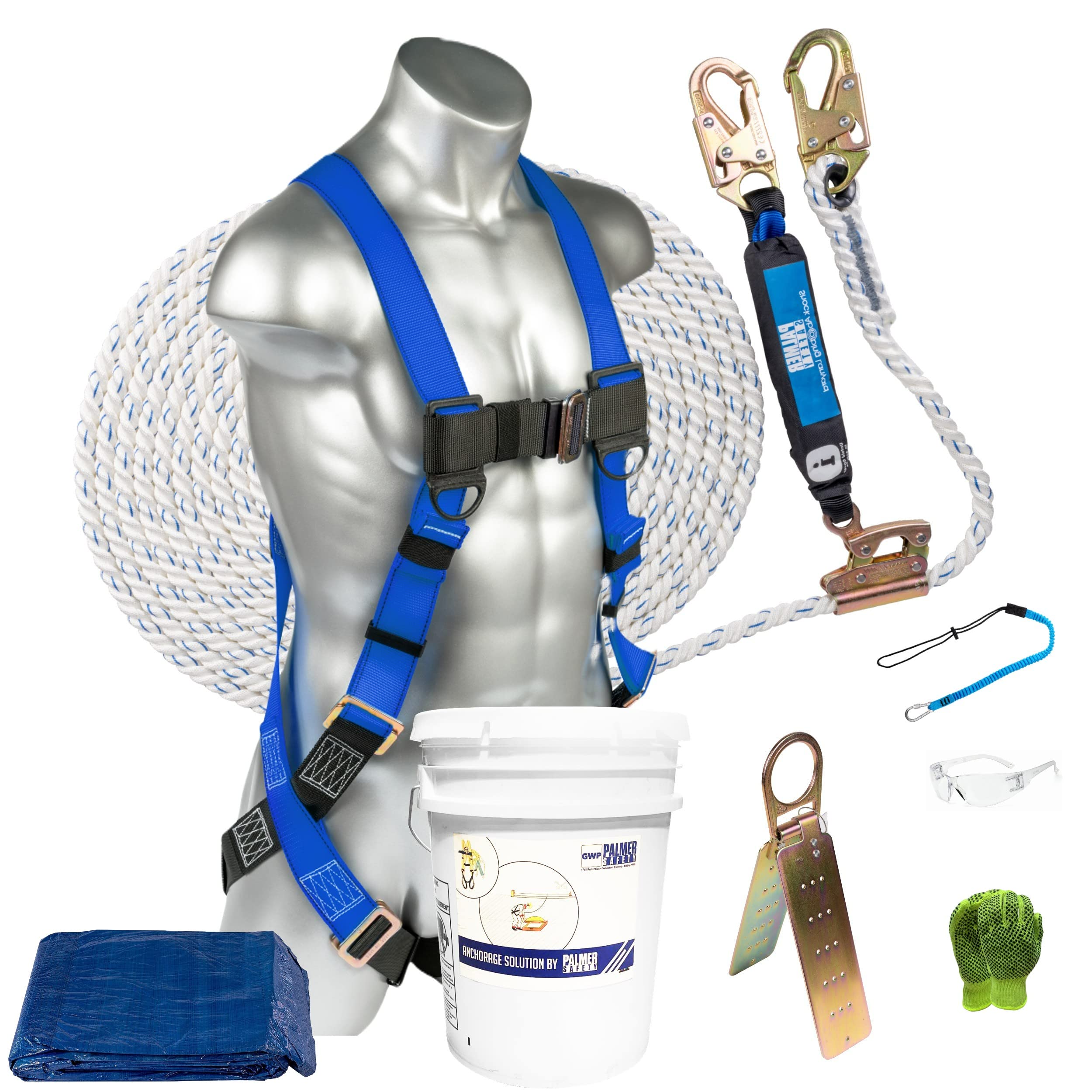 Buy ATERET Fall Protection ERK Emergency Roofing Kit I Safety Harness