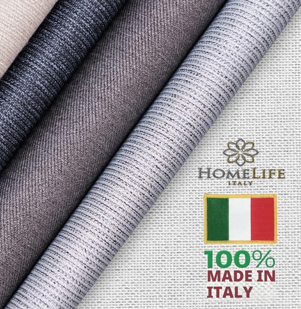 HomeLife Telo Copridivano 3 posti con Braccioli in Cotone Made In Italy | Copridivani 3 Posti Antimacchia e Idrorepellente | Copri Divano 3 Posti Antiscivolo | Fantasia Tirolese Blu
