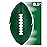 Franklin Sports NFL New York Jets Football - Kids Foam Football - Soft Junior Size 8.5 Ball with 3D Logos - Perfect for Gameday + Tailgates