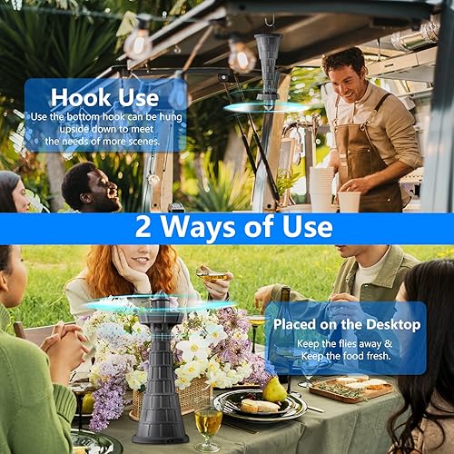 Miniatura 4 de Paideste 1 ventilador de mesa para exteriores para exteriores, interiores..