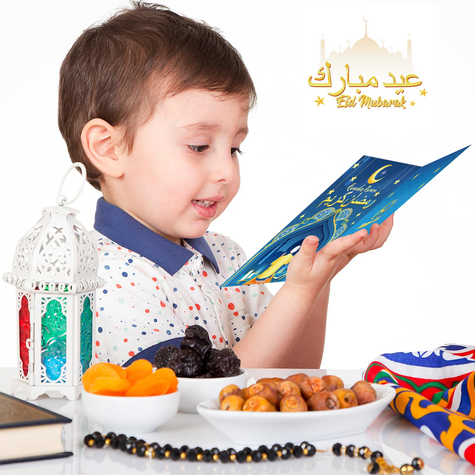 DPKOW 20 Eid Cards Ramadan Mubarak Greeting Card Multipack - Image 4