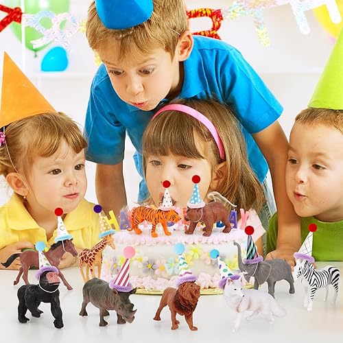 Miniatura 23 de Hooqict 26 piezas de decoraciones de pasteles de los años 80 y 90, decoraciones retro de los años 80 de hip hop con bolas de purpurina para cupcakes