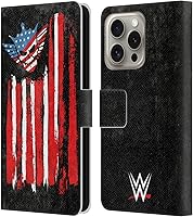 Vista 55 de Head Case Designs Officially Licensed WWE American Nightmare Flag Cody Rhodes Leather Wallet Case Compatible with Apple iPhone 7 Plus/iPhone 8 Plus