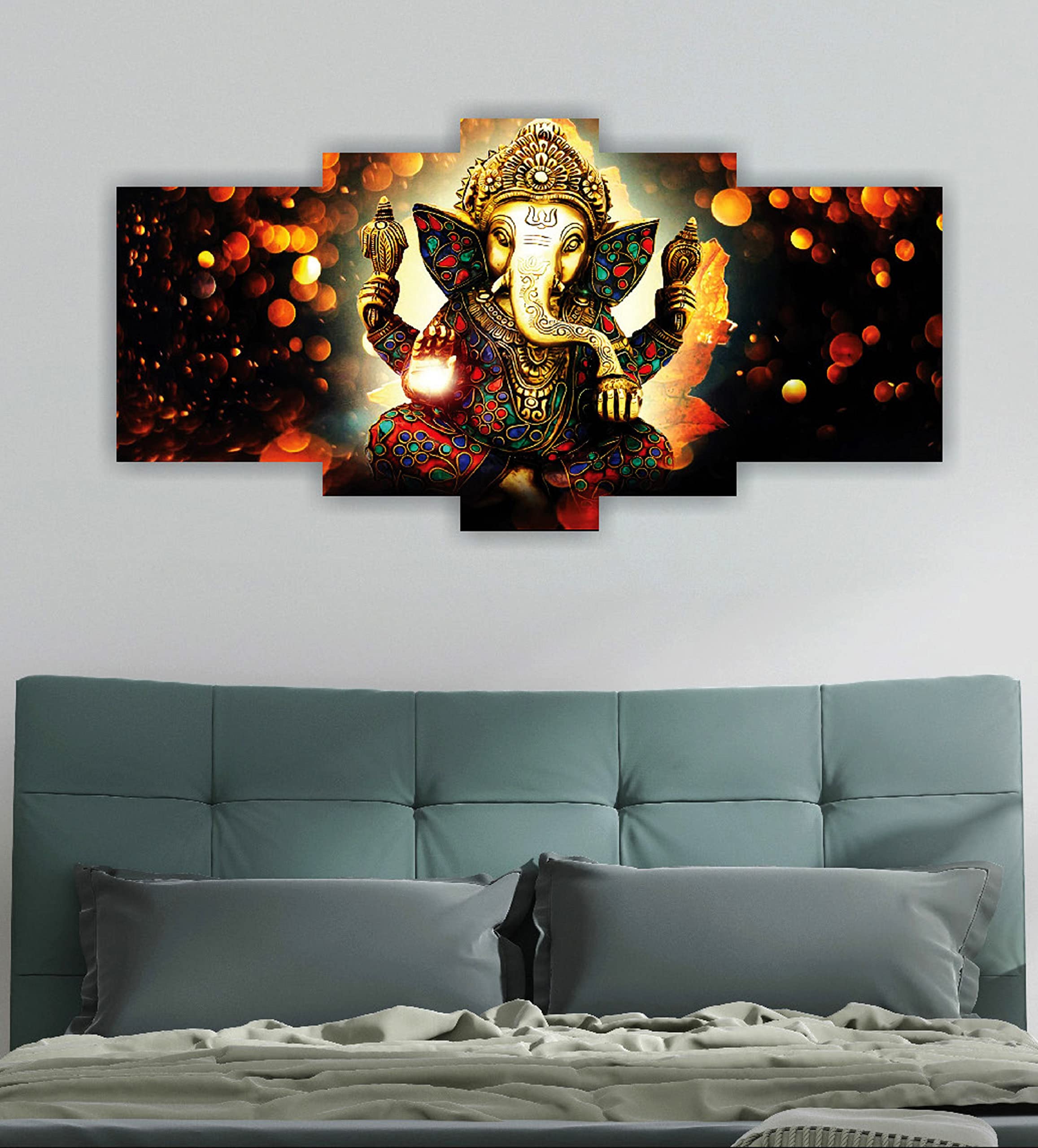 SAF Set Of 5 Wall Painting With Frame For Home Decoration, Living Room, Spa, Office, Hotel Big Size Wall Décor 36 Inch x 18 Inch SANFPNL32260 (B09M75YXJB) Amazon Price History, Amazon Price Tracker