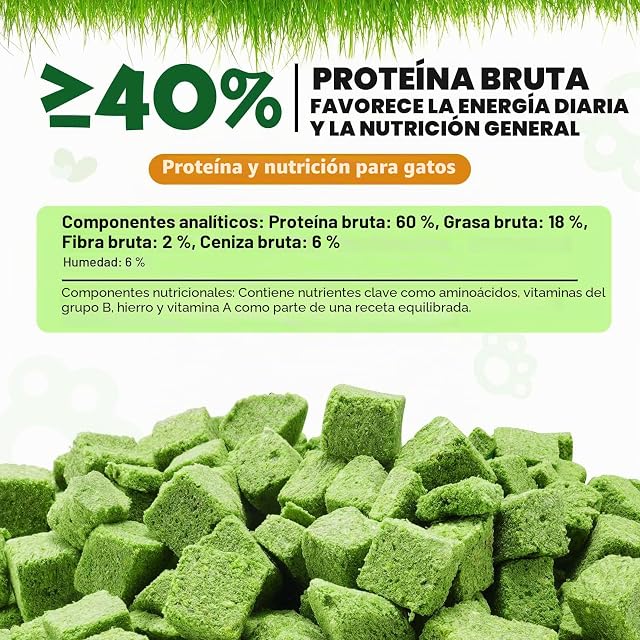 Foto 2 de 7 de JSBNQRMZ Snacks de Hierba para Gatos 80g con Pollo y Aceite de Pescado