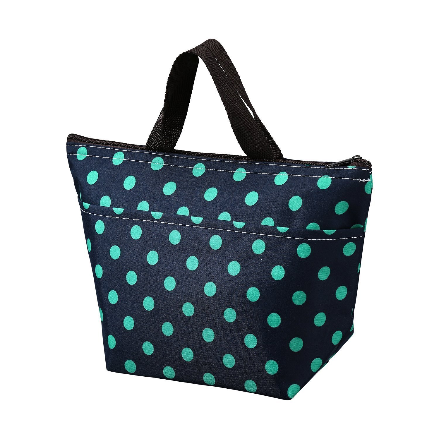 Lunch Bags,Decaral Aluminum Insulation Canvas Convenient Lunch Box Zipper Bag Multi-function Handbag (Design - 16)