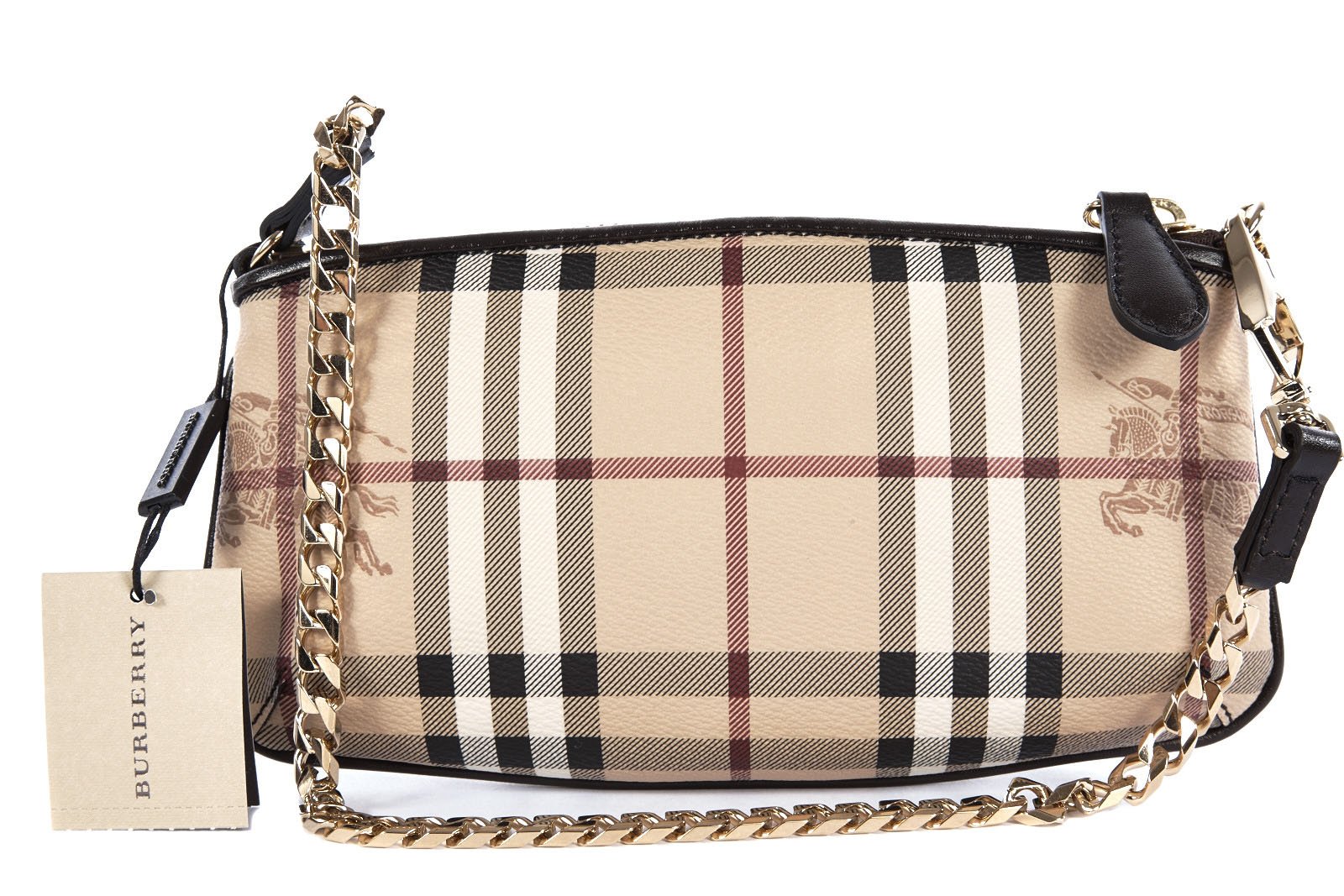Burberryhaymarket Nova Check Clara Convertible Wristlet