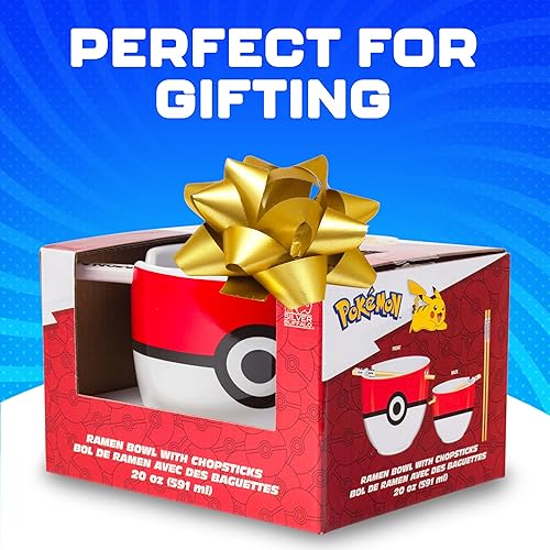 Miniatura 122 de Silver Buffalo The Powerpuff Girls Girl Power Featuring Blossom, Bubbles, and Buttercup Ceramic Ramen Noodle Rice Bowl with Chopsticks, Microwave