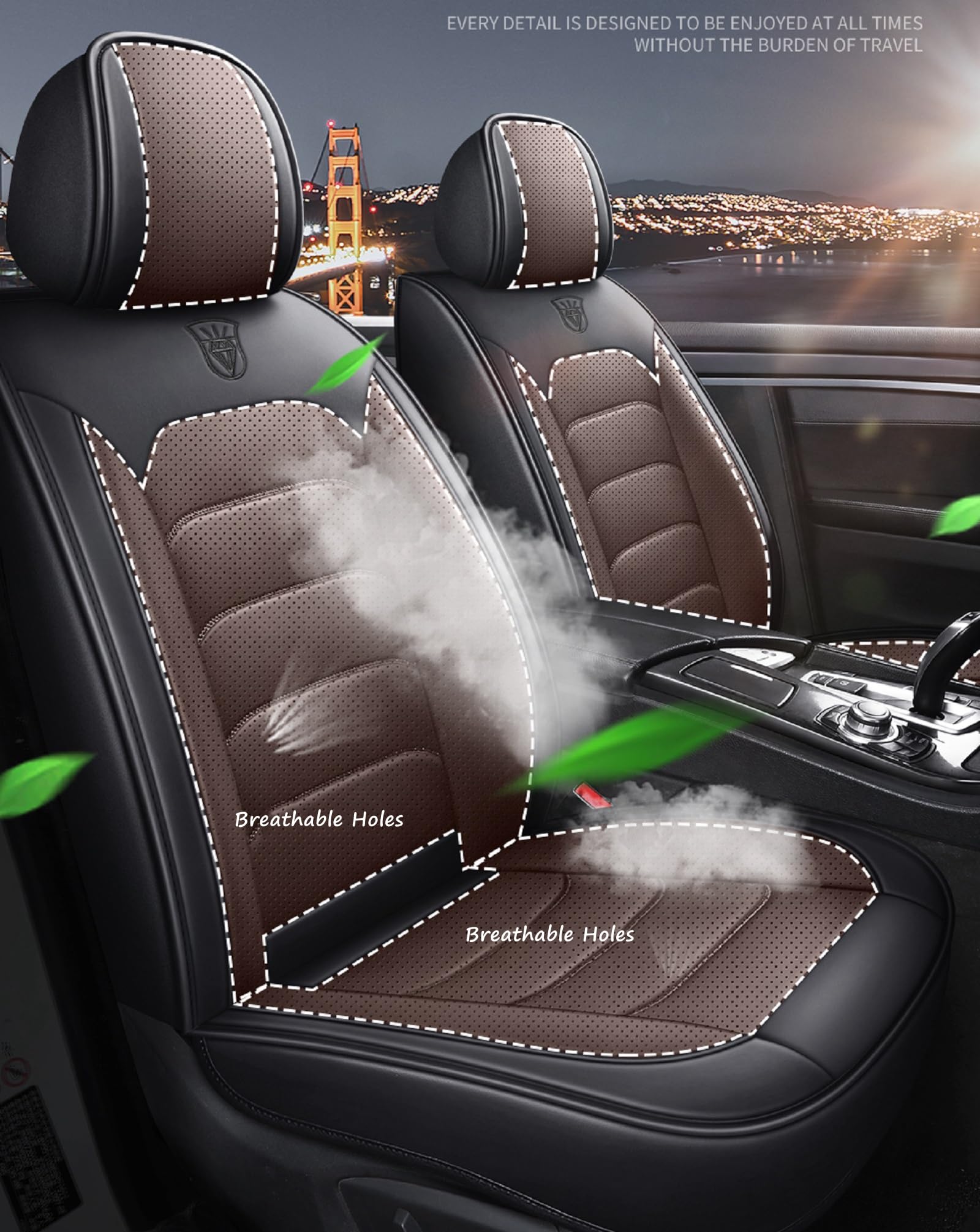 Housses De Sièges Honda CR-V - Gamme Selected Fit - Tissu Noir Et Bleu