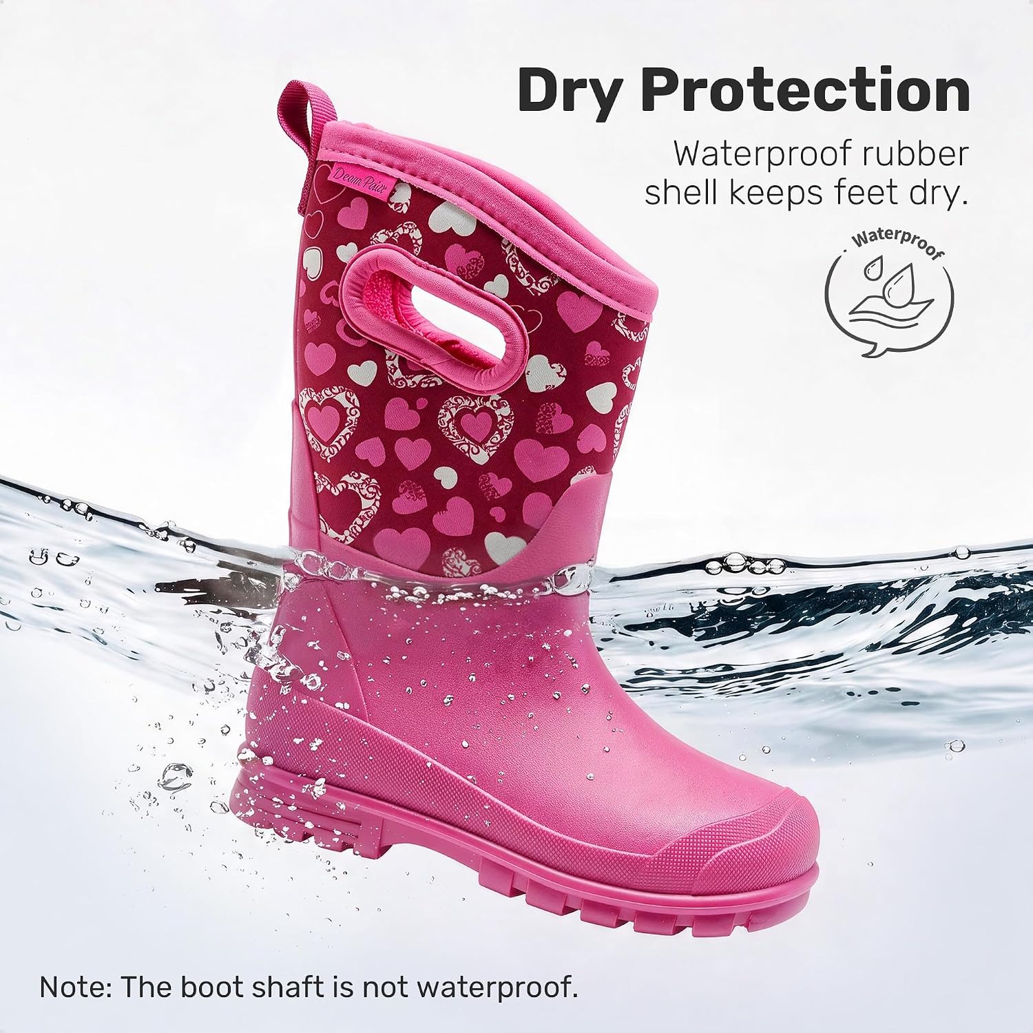 DREAM PAIRS Unisex Waterproof Boots Outdoor Shoes