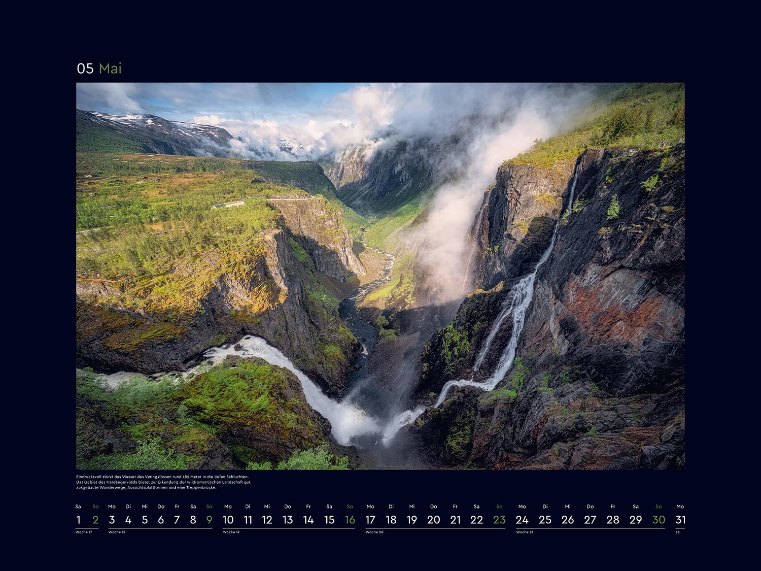 Norwegen - KUNTH Wandkalender 2027: Hochwertiger, bildstarker Kalender mit Spiralbindung im Großformat