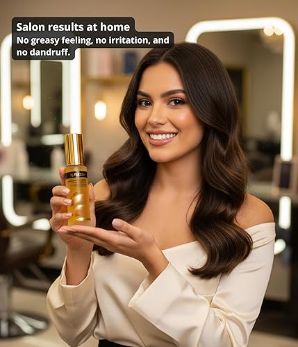 Miniatura 8 de Aceite de argán para el cabello, aceite antiencrespamiento y brillo, puro y virgen, reparador y fortalecimiento, protección térmica y reparación