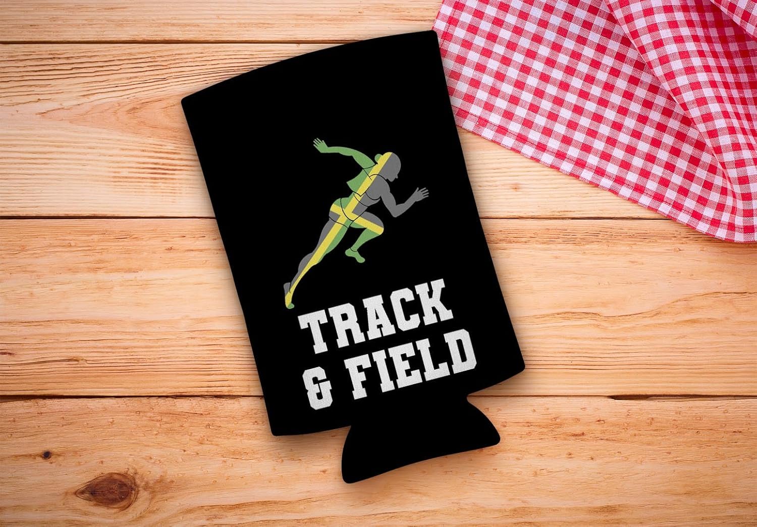 Jamaican Pride Summer Games Gifts Jamaica Sports Track and Field 24-Pack Ultra Slim Can Drink Thermocoolers Party Pack