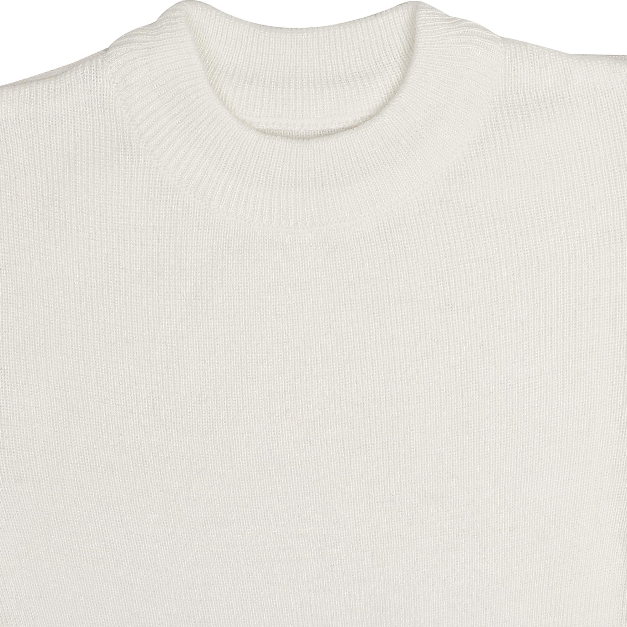 KNITCO Baby Boy's Acrylic Round Neck Sweater (T/N Plain skivi_White_12 Months-24 Months) - Image 5 thumbnail