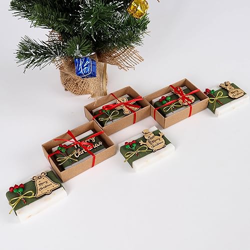 Miniatura 110 de HTF Pack of 5 Wedding Gifts Handmade Lavender Scented Mini Soap, Wedding Favors, Bridesmaid Gifts, Bridal Shower Gifts, Engagement Gifts, Wedding