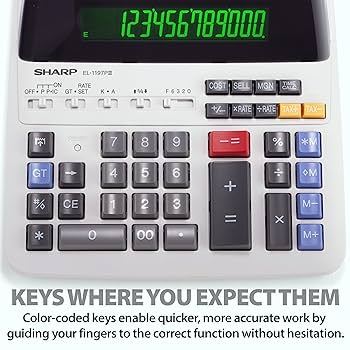 Amazon.com : Sharp EL-1197PIII Heavy Duty Color Printing